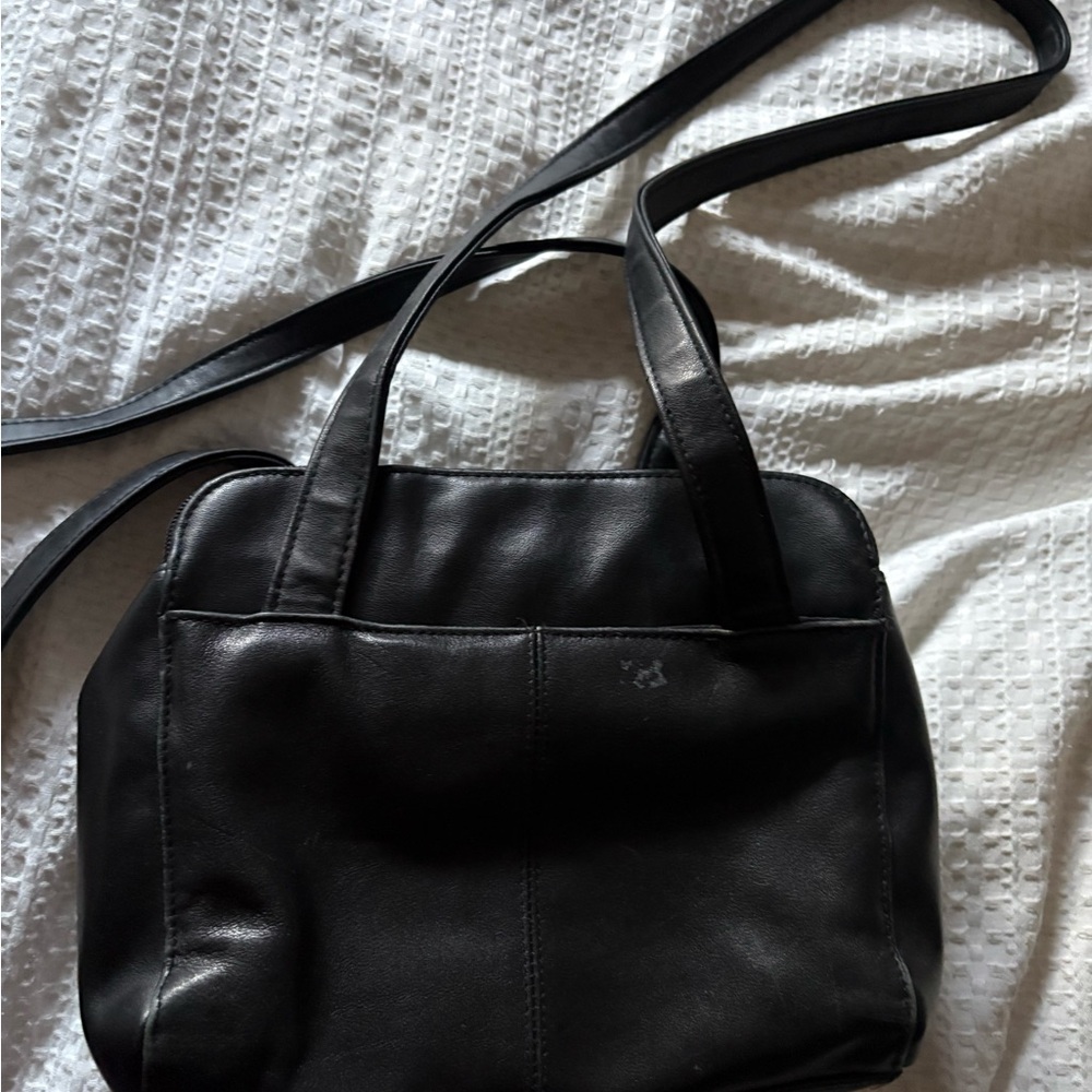 Worthington Black Double-Strap Shoulder Bag - Picture 2 of 3